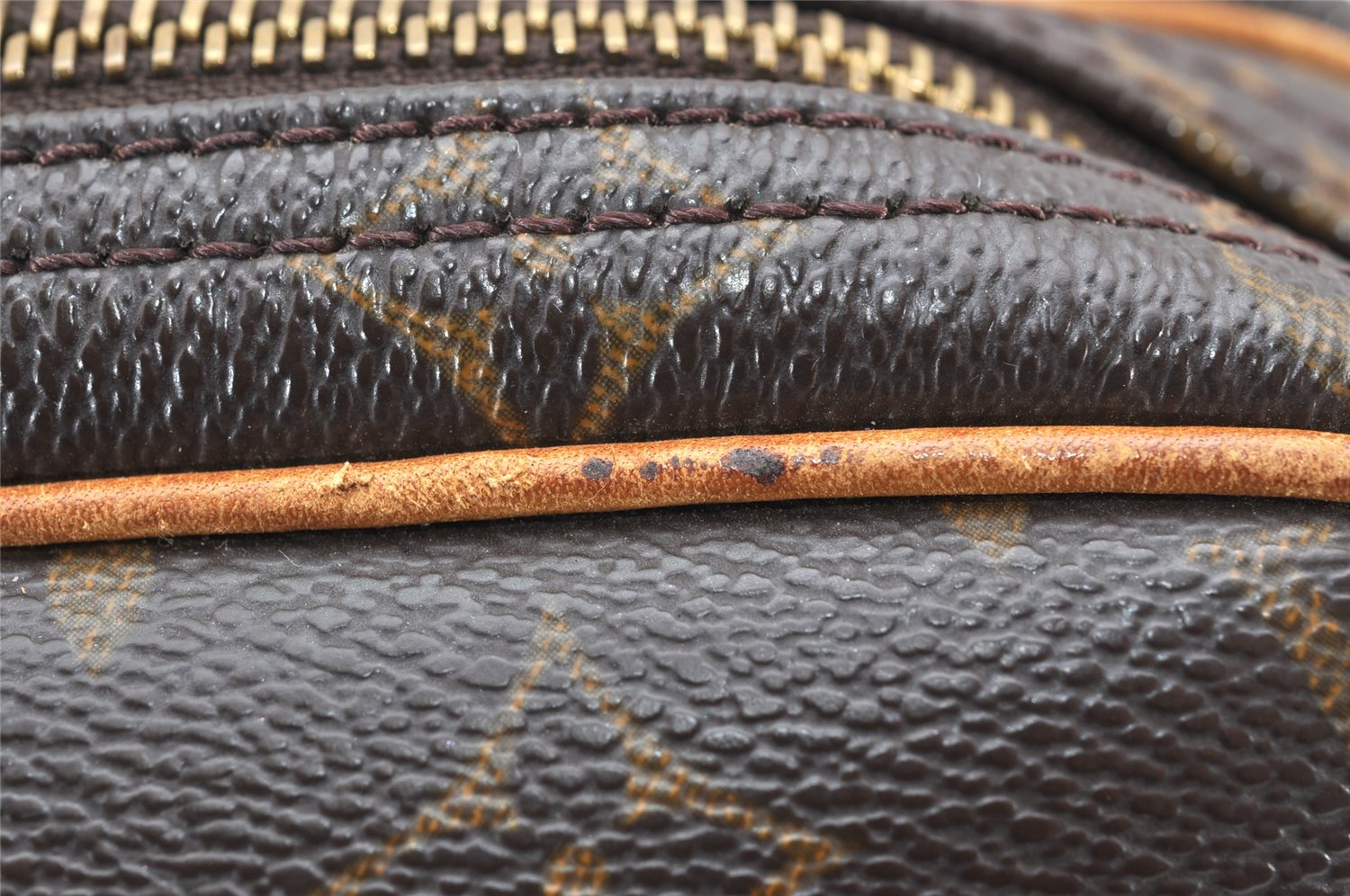 Authentic Louis Vuitton Monogram Reporter PM Shoulder Cross Bag M45254 LV 2888K