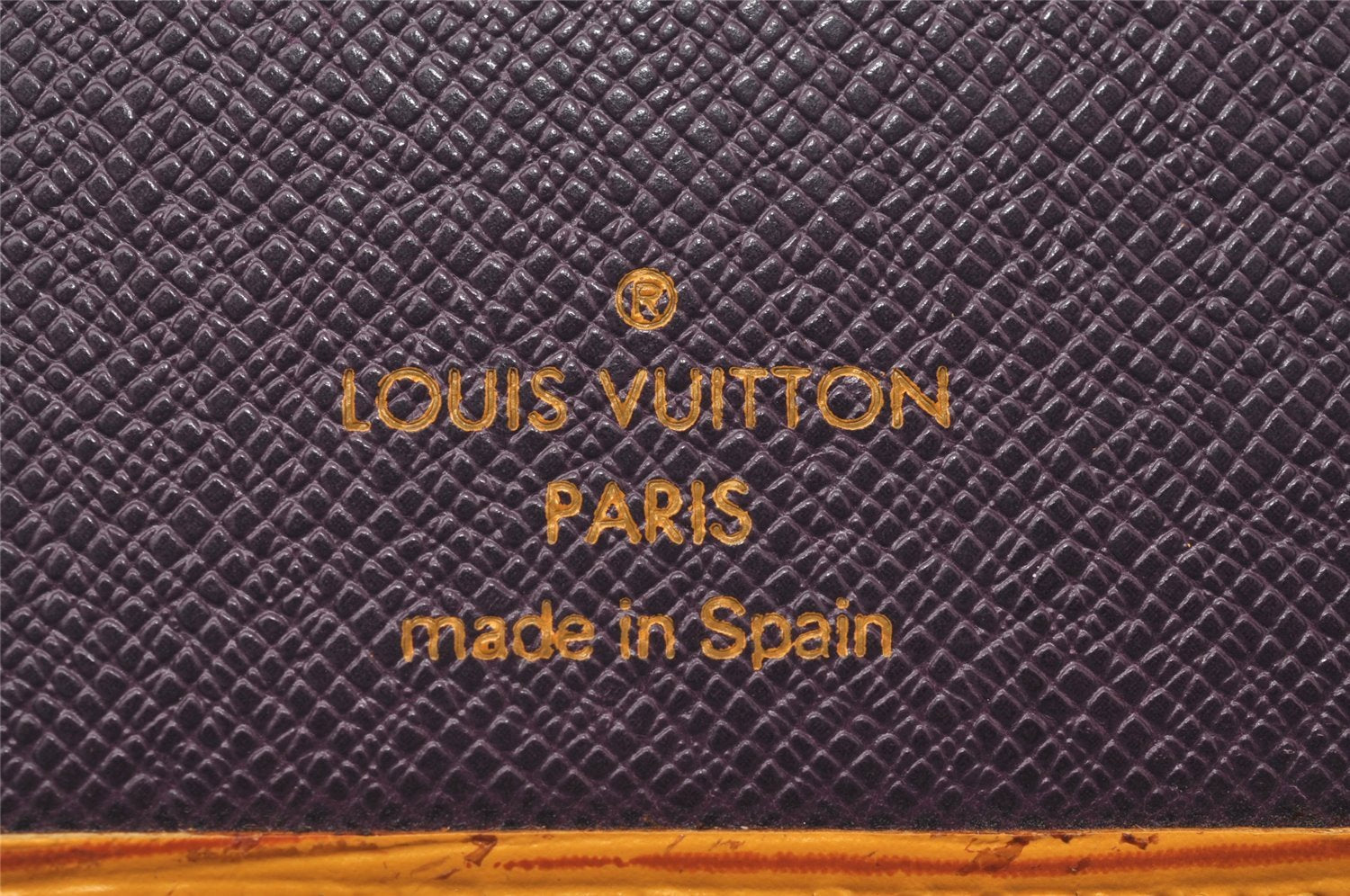 Authentic Louis Vuitton Epi Agenda Posh Notebook Cover Yellow R20529 LV 2889I