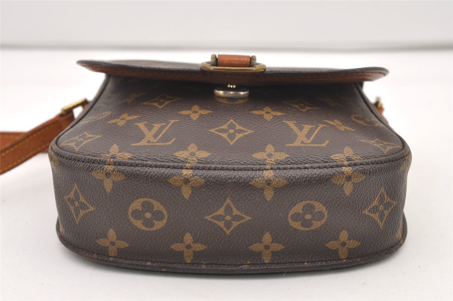 Authentic Louis Vuitton Monogram Saint Cloud MM M51243 Shoulder Cross Bag 2889J