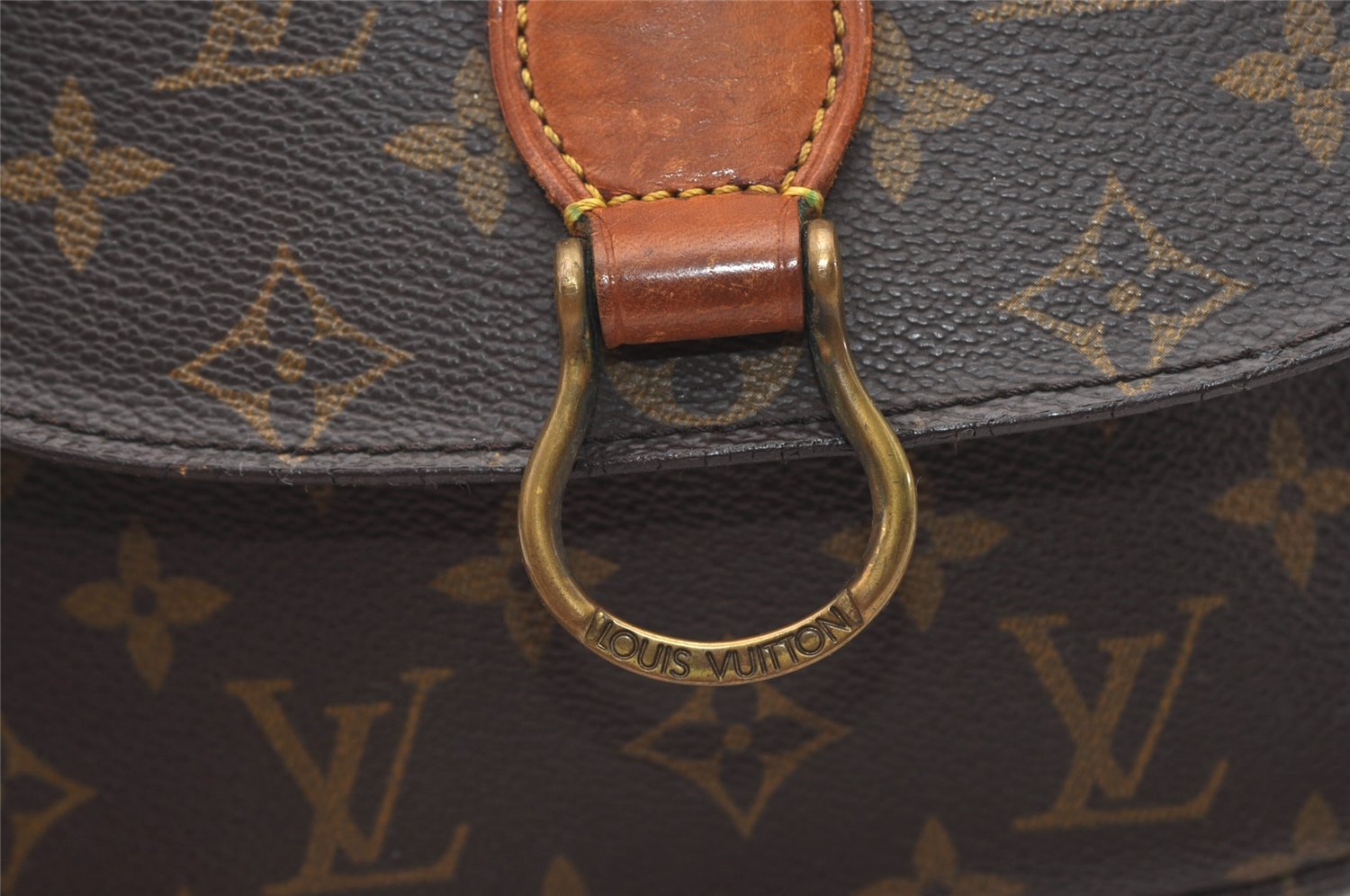 Authentic Louis Vuitton Monogram Saint Cloud MM M51243 Shoulder Cross Bag 2889J