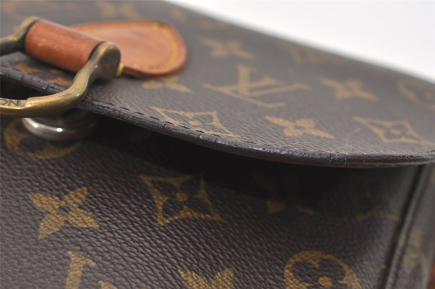 Authentic Louis Vuitton Monogram Saint Cloud MM M51243 Shoulder Cross Bag 2889J