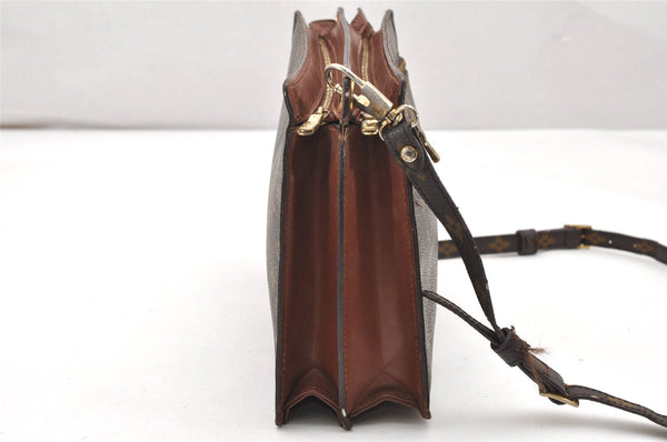 Authentic Louis Vuitton Monogram Enghien Shoulder Cross Bag M51205 Junk 2889K