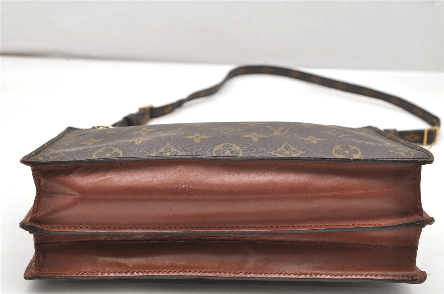 Authentic Louis Vuitton Monogram Enghien Shoulder Cross Bag M51205 Junk 2889K