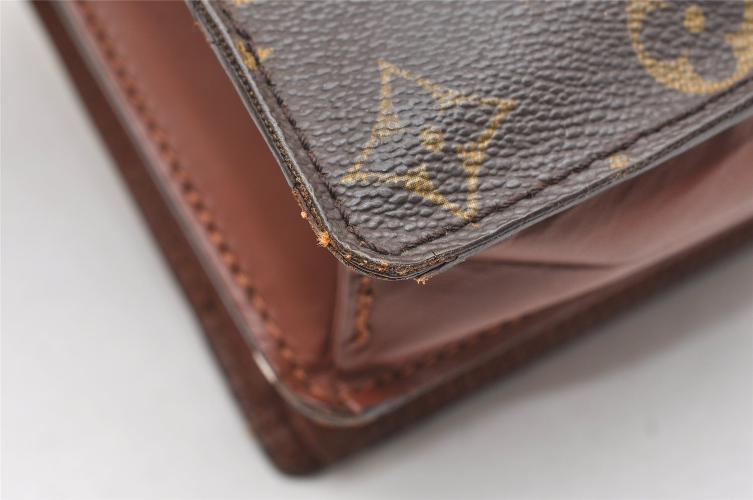 Authentic Louis Vuitton Monogram Enghien Shoulder Cross Bag M51205 Junk 2889K