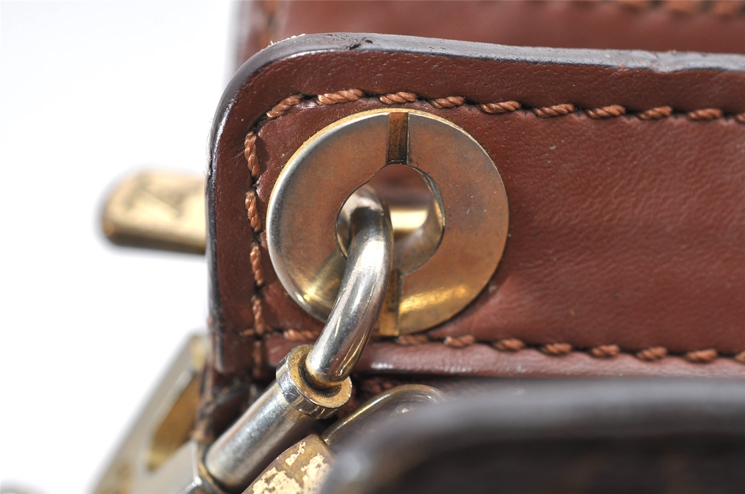 Authentic Louis Vuitton Monogram Enghien Shoulder Cross Bag M51205 Junk 2889K