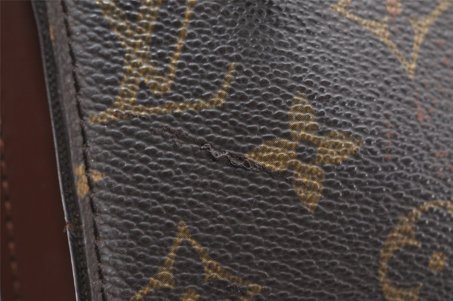 Authentic Louis Vuitton Monogram Enghien Shoulder Cross Bag M51205 Junk 2889K