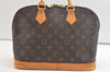 Authentic Louis Vuitton Monogram Alma Hand Bag Purse M51130 LV 2891K