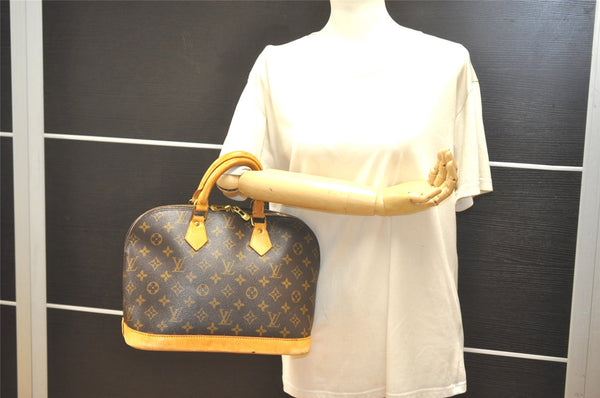 Authentic Louis Vuitton Monogram Alma Hand Bag Purse M51130 LV 2891K