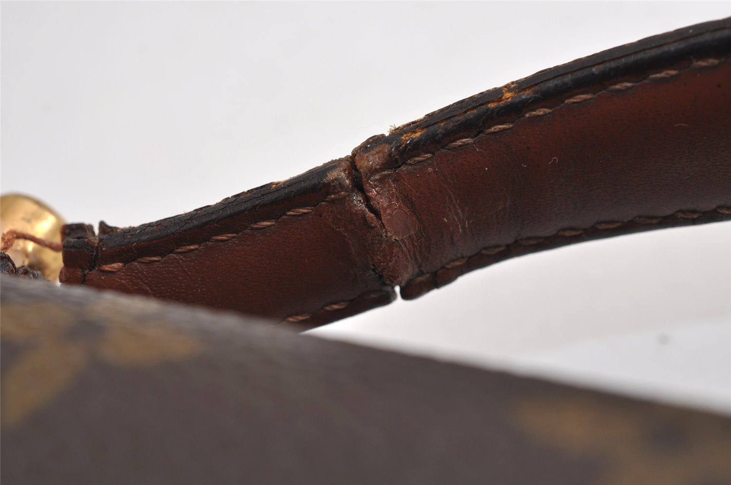 Authentic Louis Vuitton Monogram Monceau 2Way Hand Bag M51187 Junk 2892J