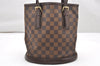Authentic Louis Vuitton Damier Marais Bucket Shoulder Tote Bag N42240 LV 2892K