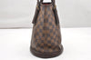 Authentic Louis Vuitton Damier Marais Bucket Shoulder Tote Bag N42240 LV 2892K