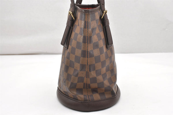 Authentic Louis Vuitton Damier Marais Bucket Shoulder Tote Bag N42240 LV 2892K