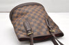 Authentic Louis Vuitton Damier Marais Bucket Shoulder Tote Bag N42240 LV 2892K