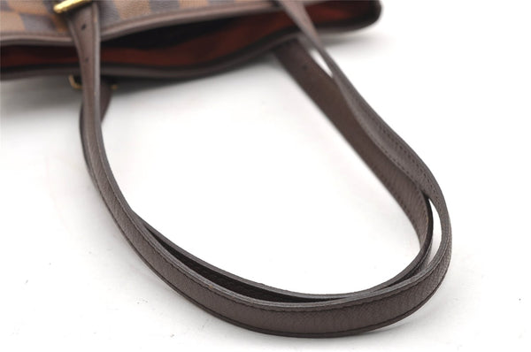 Authentic Louis Vuitton Damier Marais Bucket Shoulder Tote Bag N42240 LV 2892K