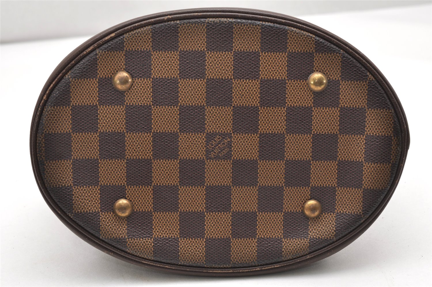 Authentic Louis Vuitton Damier Marais Bucket Shoulder Tote Bag N42240 LV 2892K