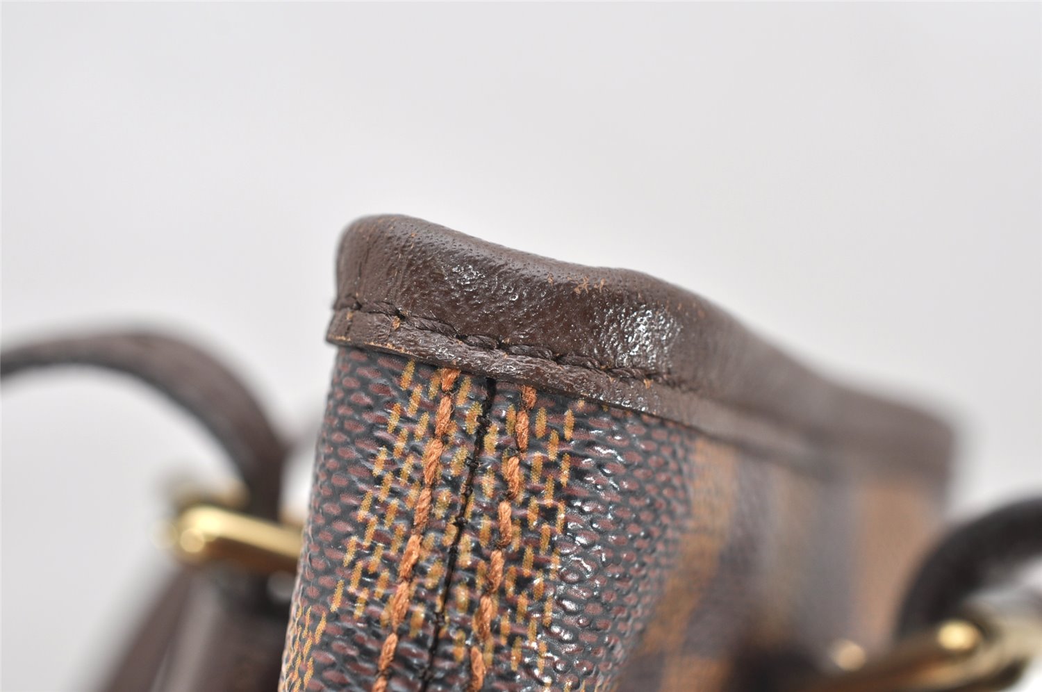 Authentic Louis Vuitton Damier Marais Bucket Shoulder Tote Bag N42240 LV 2892K