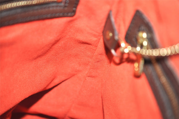 Authentic Louis Vuitton Damier Marais Bucket Shoulder Tote Bag N42240 LV 2892K