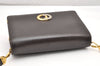 Authentic Christian Dior Vintage Shoulder Bag Purse Leather Brown 2894K