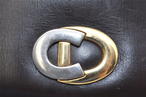 Authentic Christian Dior Vintage Shoulder Bag Purse Leather Brown 2894K
