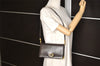 Authentic Christian Dior Vintage Shoulder Bag Purse Leather Brown 2894K