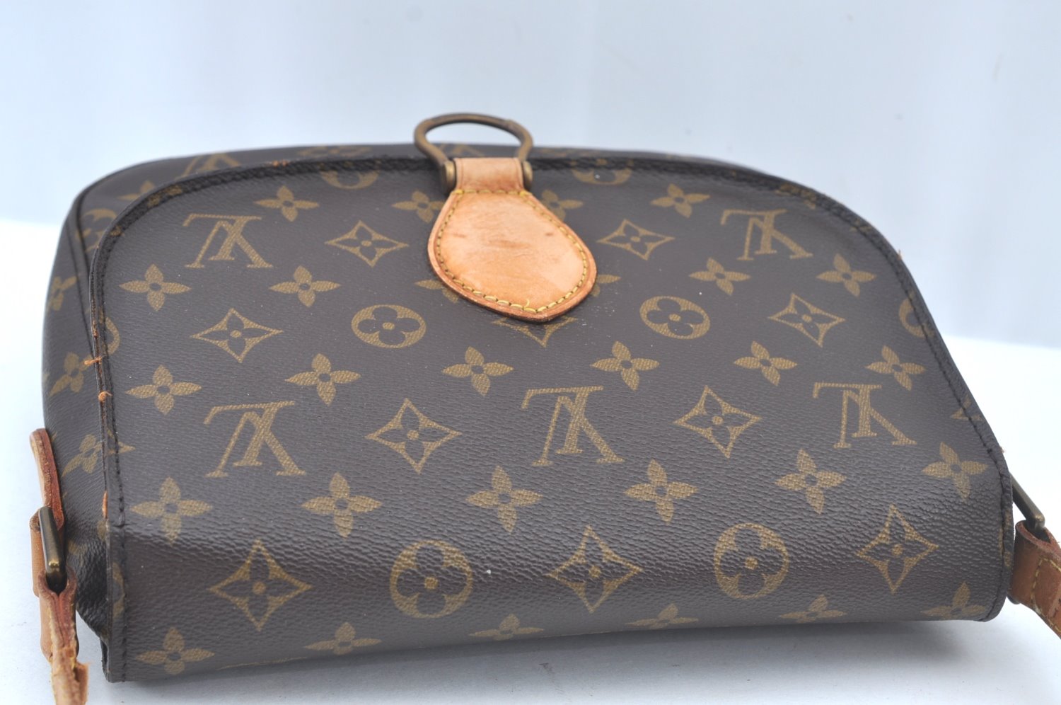 Authentic Louis Vuitton Monogram Saint Cloud GM M51242 Shoulder Cross Bag 2895J