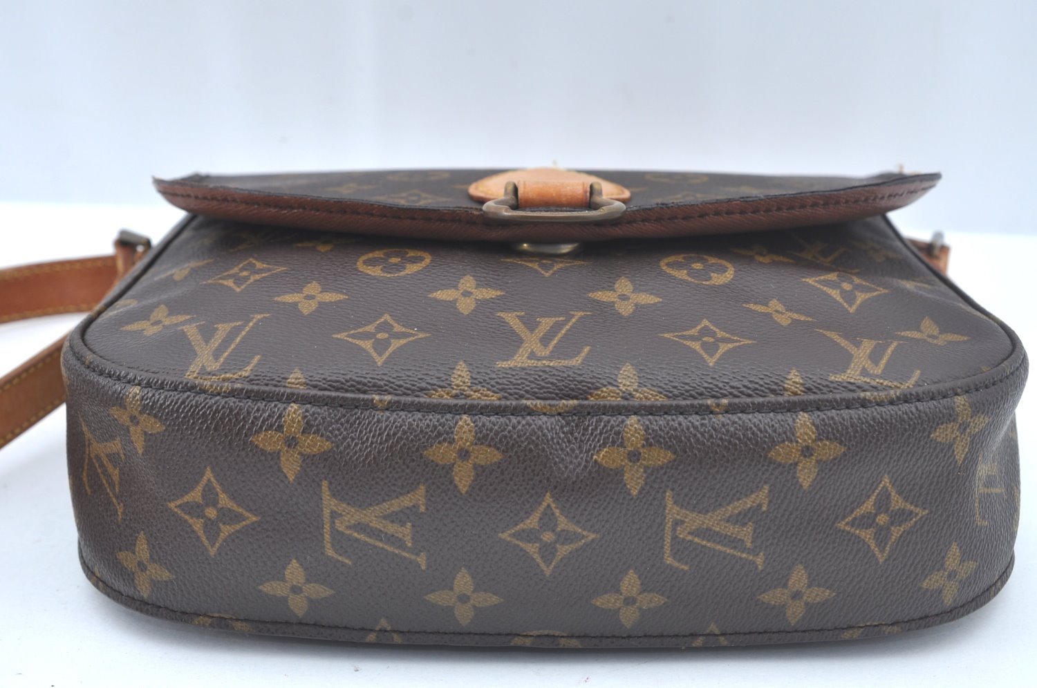 Authentic Louis Vuitton Monogram Saint Cloud GM M51242 Shoulder Cross Bag 2895J