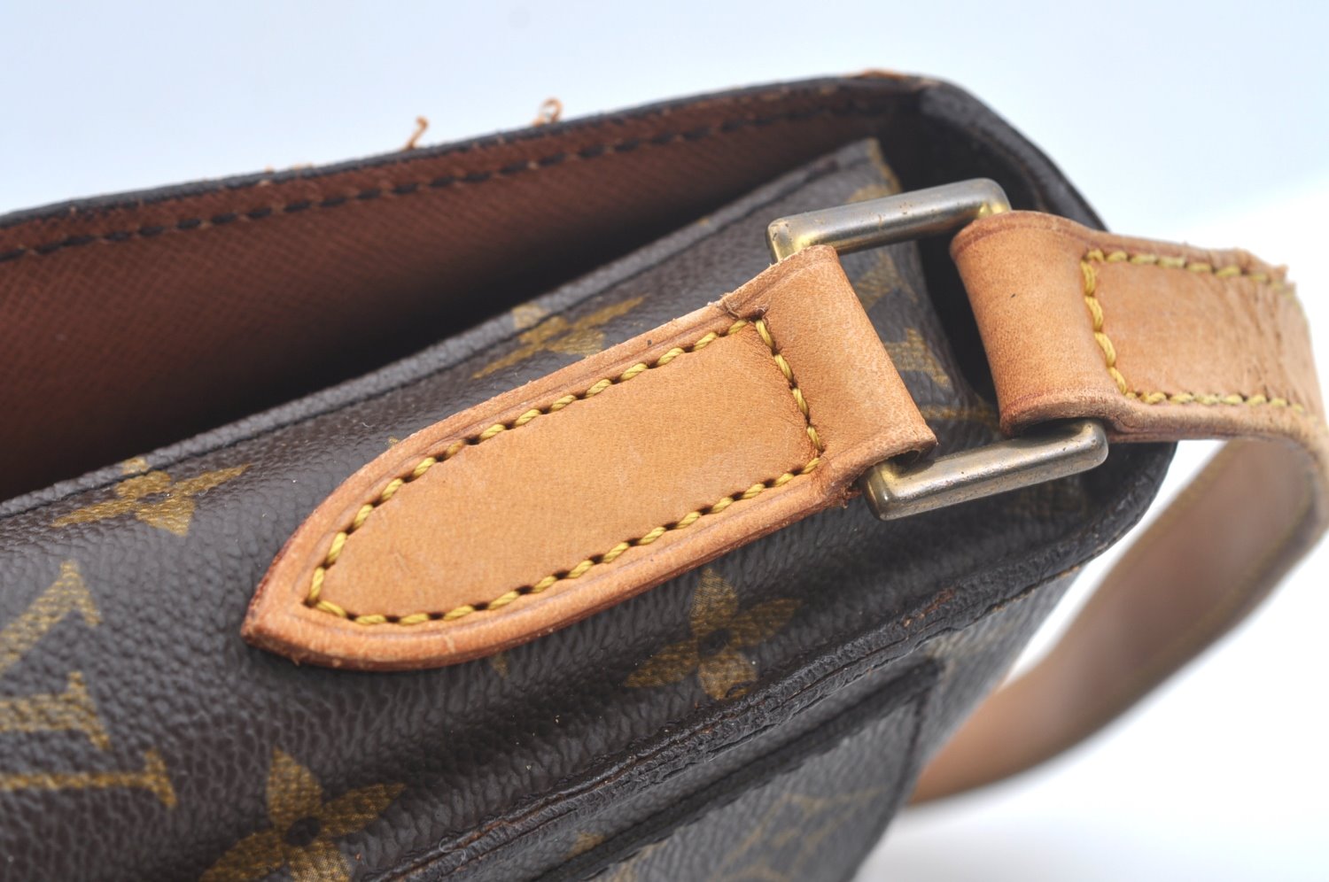 Authentic Louis Vuitton Monogram Saint Cloud GM M51242 Shoulder Cross Bag 2895J