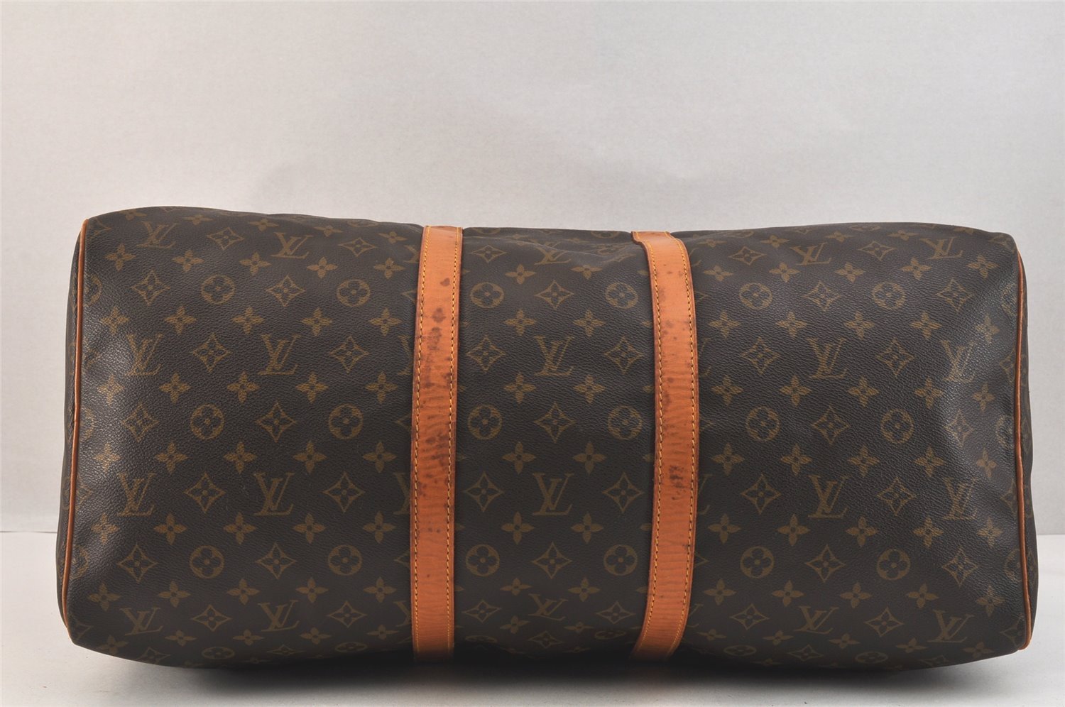 Authentic Louis Vuitton Monogram Keepall 55 Travel Boston Bag M41424 LV 2895K