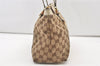 Authentic GUCCI Abbey Shoulder Tote Bag GG Canvas Leather 141470 Brown 2896J