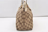 Authentic GUCCI Abbey Shoulder Tote Bag GG Canvas Leather 141470 Brown 2896J