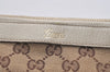 Authentic GUCCI Abbey Shoulder Tote Bag GG Canvas Leather 141470 Brown 2896J