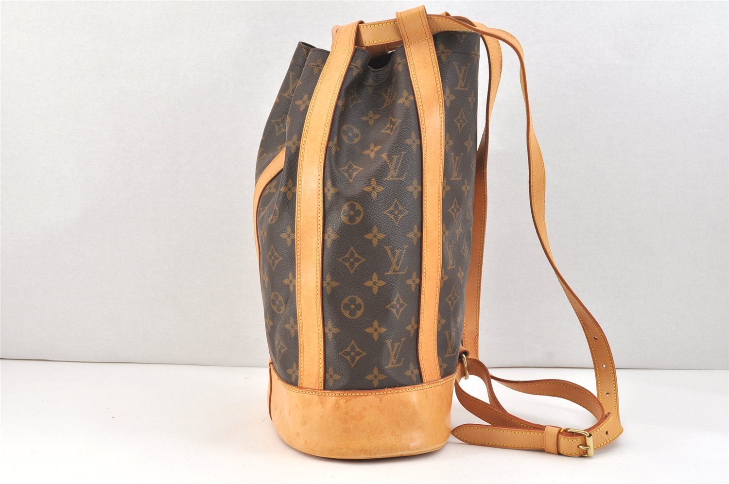 Authentic Louis Vuitton Monogram Randonnee PM Shoulder Bag M42243 LV 2896K