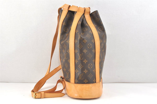 Authentic Louis Vuitton Monogram Randonnee PM Shoulder Bag M42243 LV 2896K
