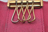 Authentic Louis Vuitton Monogram Multicles 4 Hooks Key Case Pink M41945 LV 2897I