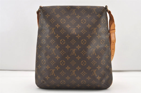 Authentic Louis Vuitton Monogram Musette Shoulder Cross Body Bag M51256 LV 2897J
