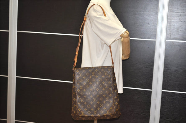 Authentic Louis Vuitton Monogram Musette Shoulder Cross Body Bag M51256 LV 2897J