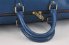 Authentic Louis Vuitton Epi Keepall 55 Boston Travel Bag Blue M42955 LV 2897K