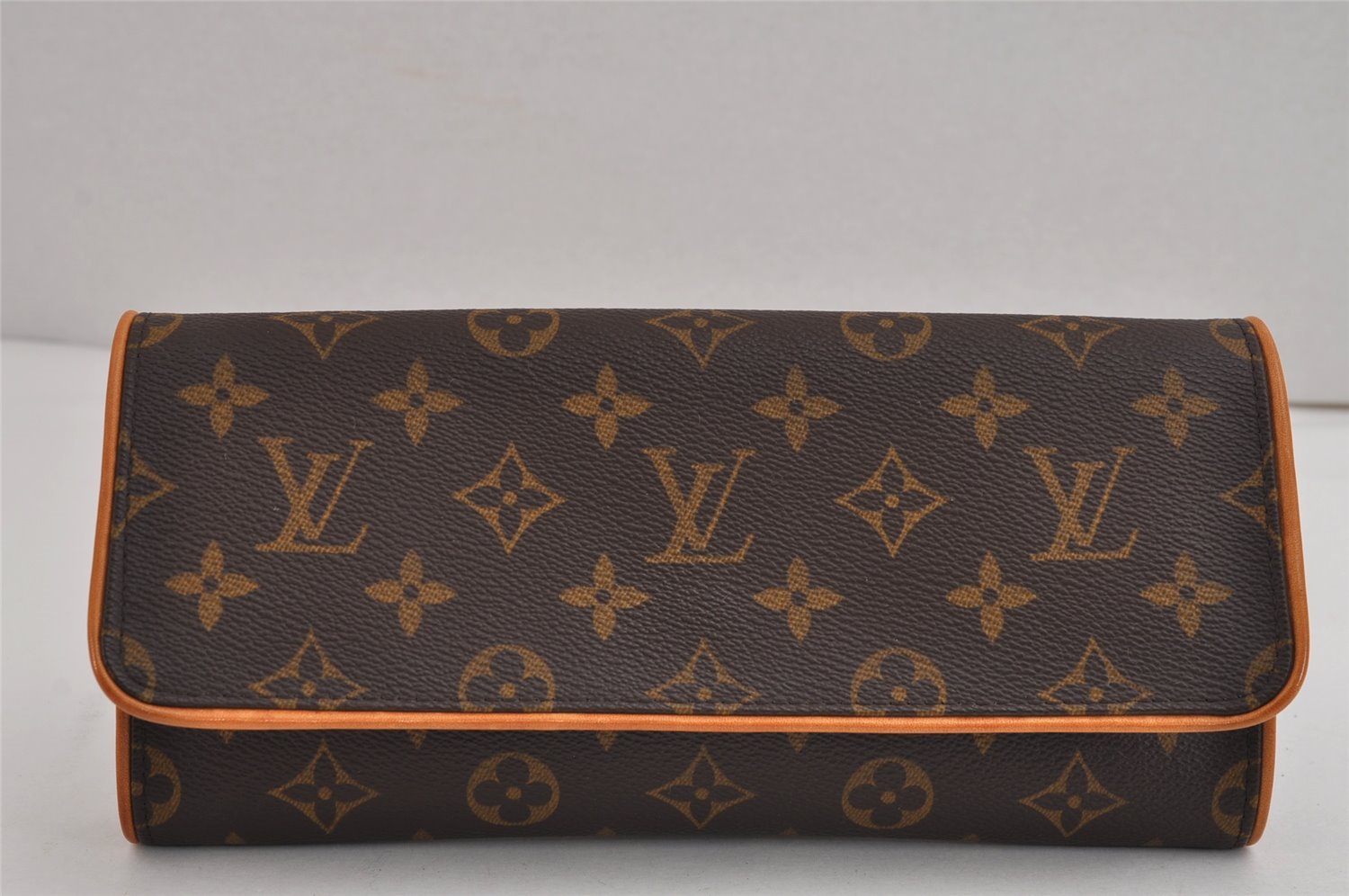 Authentic Louis Vuitton Monogram Pochette Twin GM Shoulder Bag M51852 LV 2898J