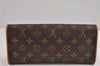 Authentic Louis Vuitton Monogram Pochette Twin GM Shoulder Bag M51852 LV 2898J