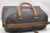 Authentic Christian Dior Honeycomb Hand Boston Bag PVC Leather Black CD 2898K