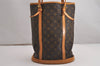 Authentic Louis Vuitton Monogram Bucket GM Shoulder Tote Bag M42236 Junk 2899J