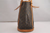 Authentic Louis Vuitton Monogram Bucket GM Shoulder Tote Bag M42236 Junk 2899J