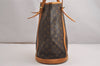 Authentic Louis Vuitton Monogram Bucket GM Shoulder Tote Bag M42236 Junk 2899J