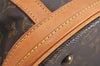 Authentic Louis Vuitton Monogram Bucket GM Shoulder Tote Bag M42236 Junk 2899J