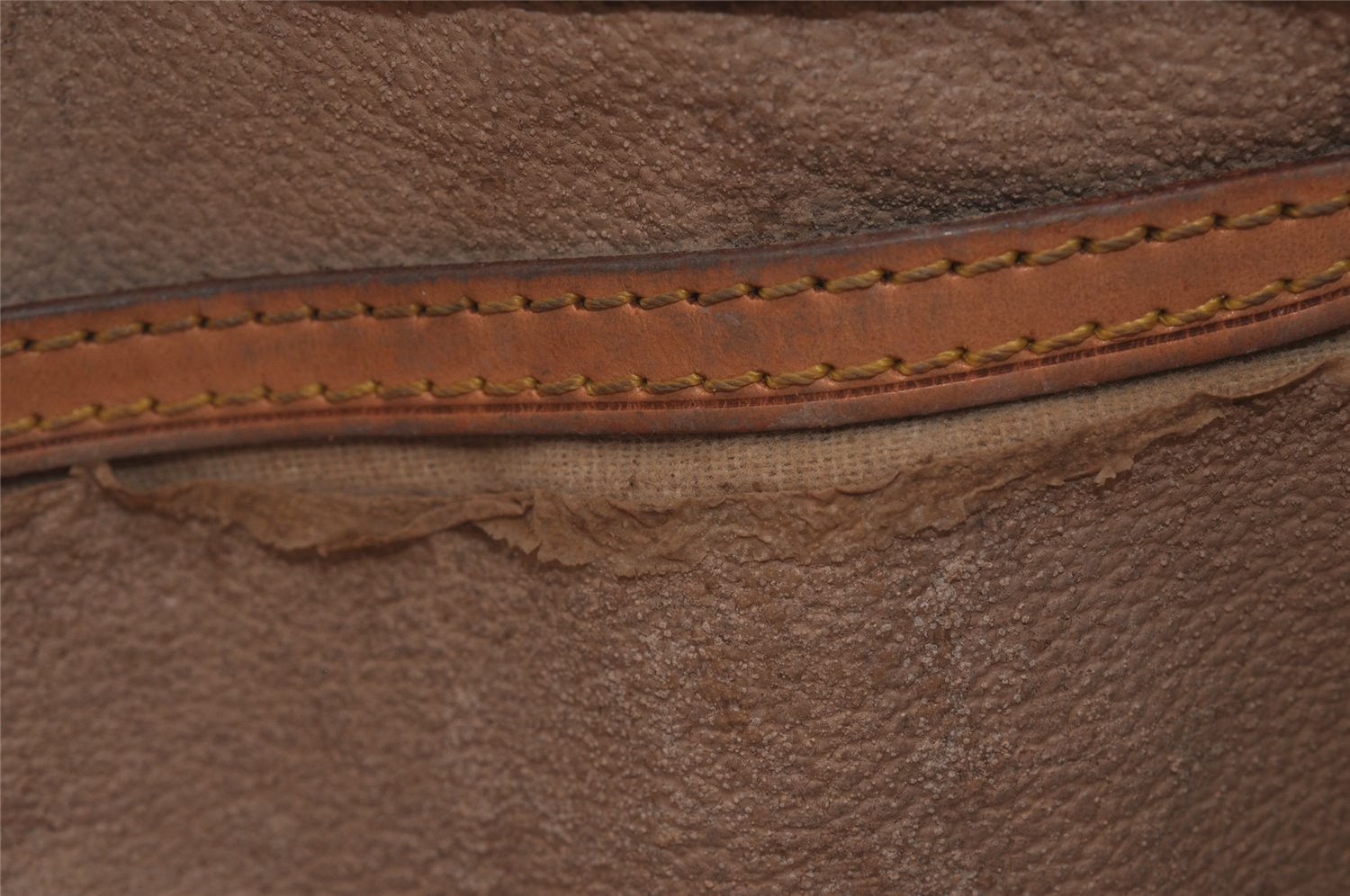 Authentic Louis Vuitton Monogram Bucket GM Shoulder Tote Bag M42236 Junk 2899J