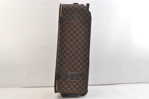 Authentic Louis Vuitton Damier Pegase 55 Travel Carry Bag N23294 LV Junk 2899K