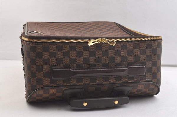 Authentic Louis Vuitton Damier Pegase 55 Travel Carry Bag N23294 LV Junk 2899K