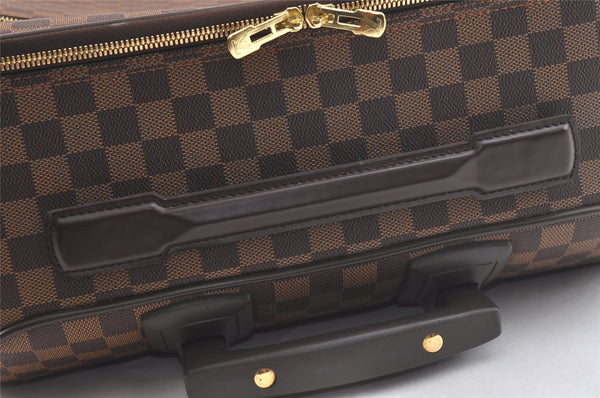 Authentic Louis Vuitton Damier Pegase 55 Travel Carry Bag N23294 LV Junk 2899K