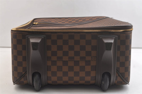 Authentic Louis Vuitton Damier Pegase 55 Travel Carry Bag N23294 LV Junk 2899K