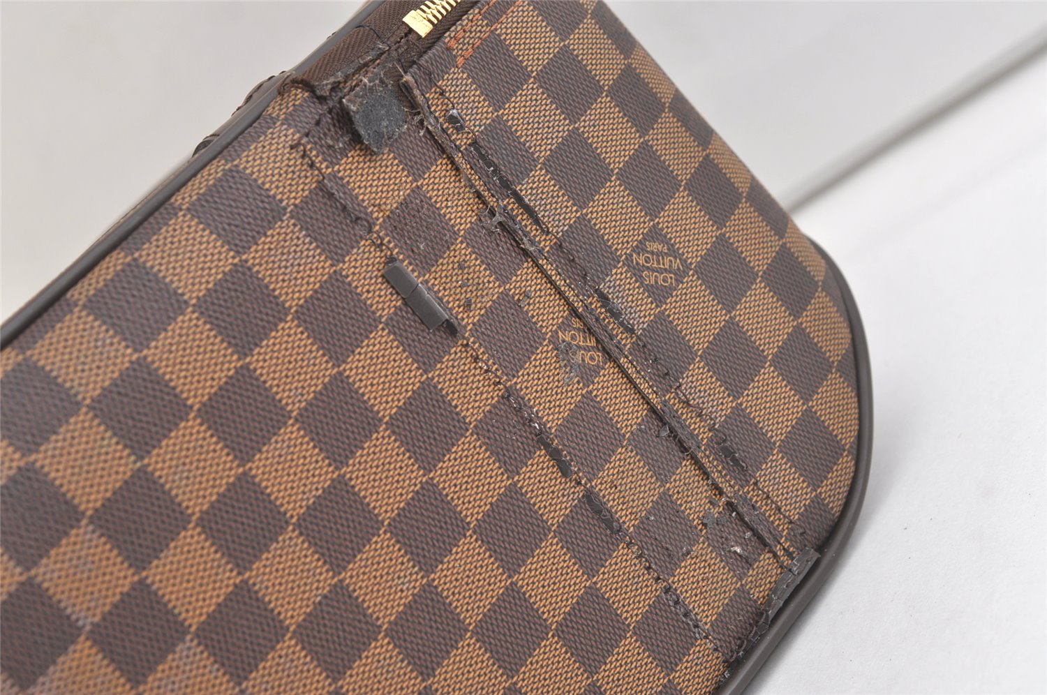 Authentic Louis Vuitton Damier Pegase 55 Travel Carry Bag N23294 LV Junk 2899K